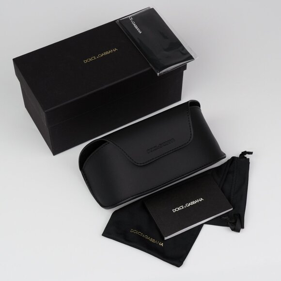 D&G DG6197 329287 BRAND NEW Sunglasses Rubberized Beige Grey Rectangle Unisex - Picture 12 of 12